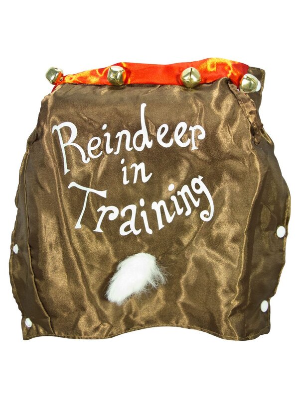 Reindeer In Training Satin Pet Suit - Fit most small dogs