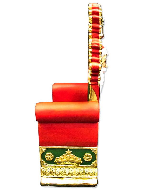 Resin Santa Chair Decor - 1.4m