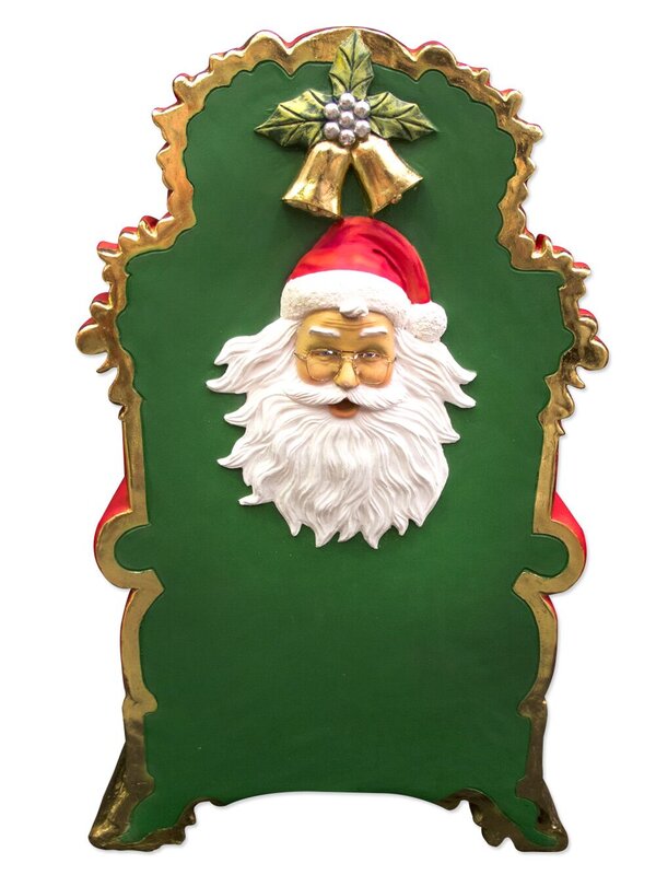 Resin Santa Chair Decor - 1.4m