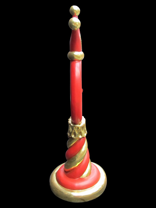 Resin Santa Clock Decor - 1.6m