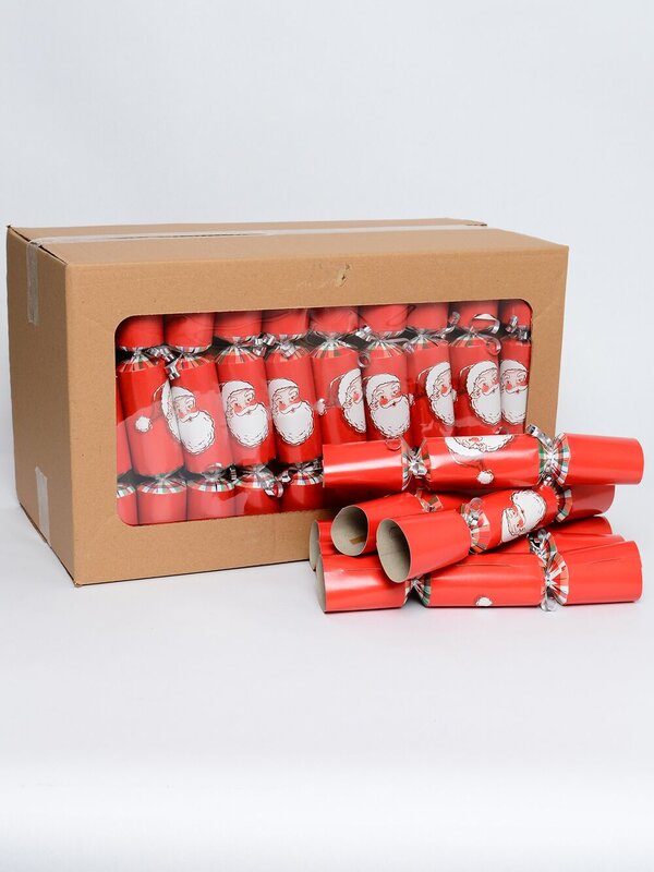 Rosy Red Cheek Traditional Jolly Santa Christmas Cracker Bon Bons - 50 x 30cm — image 2