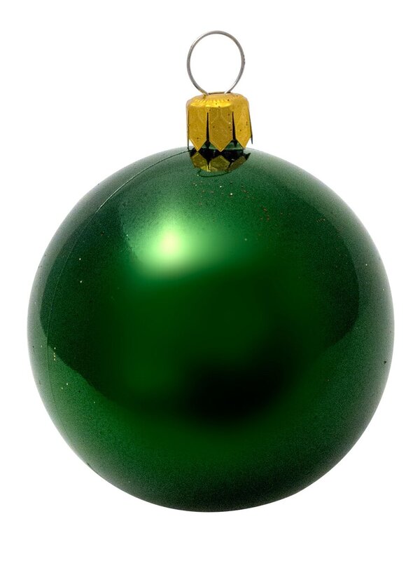 Ruby, Emerald & Gold Assorted Baubles - 8 x 60mm & 14 x 40mm — image 2