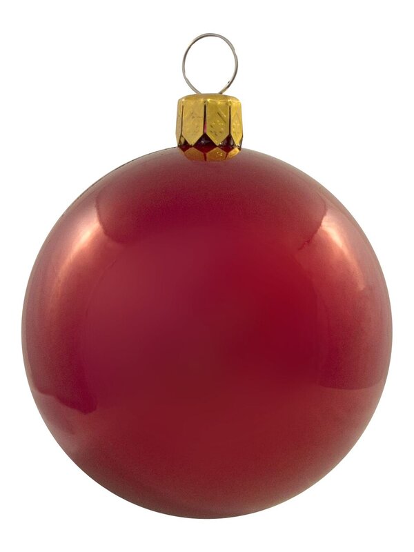 Ruby, Emerald & Gold Assorted Baubles - 8 x 60mm & 14 x 40mm — image 3