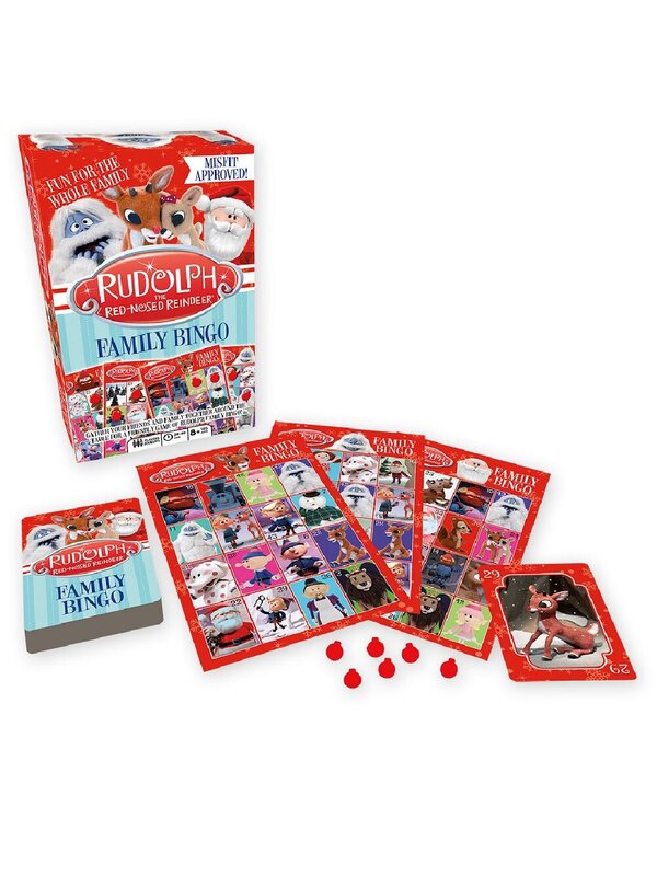 Rudolph The Red Nosed Reindeer Family Bingo Christmas Game -  2 to 18 Players — image 2