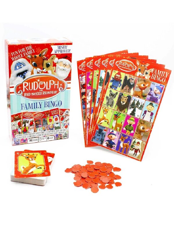 Rudolph The Red Nosed Reindeer Family Bingo Christmas Game -  2 to 18 Players — image 4