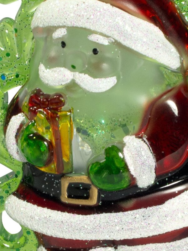 Santa & Christmas Tree Night Light - 15cm