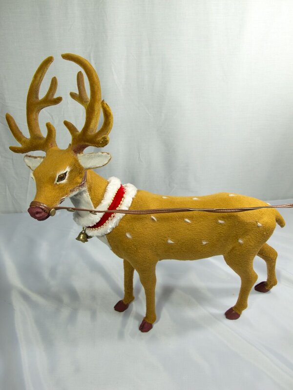 Santa In Sleigh With Deer Fibre Optic Musical Animation - 85cm — image 5