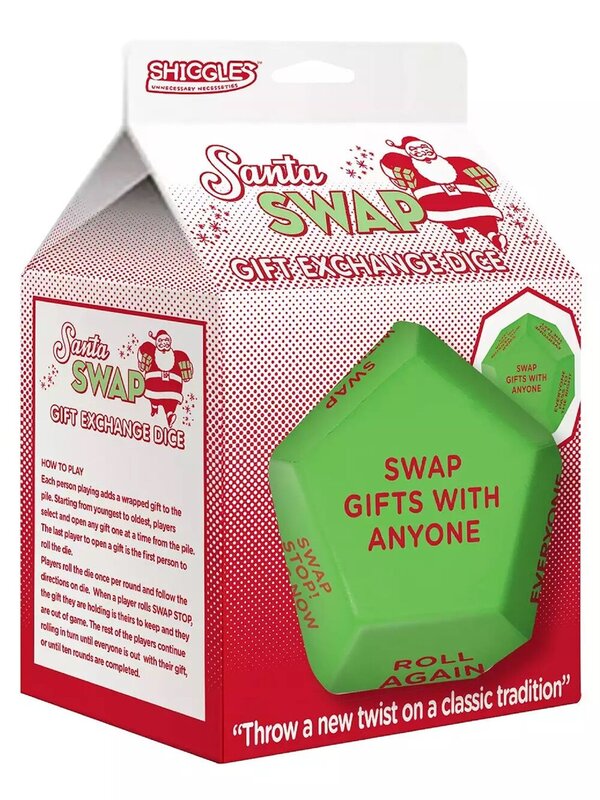 Santa Swap Christmas Gift Exchange Dice Game | Large Oversized Dice — image 6