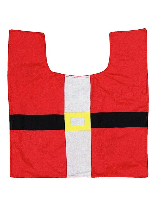 Santa Toilet Seat Cover & Floor Mat Christmas Bathroom Set - Fits Most Thrones — image 3