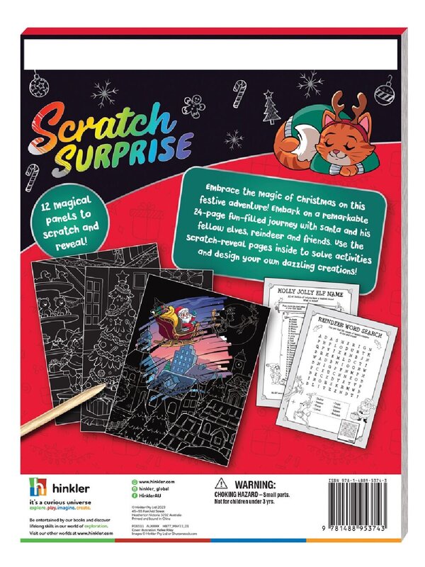 Scratch Surprise Happy Christmas Super-Fun Activity Book — image 5