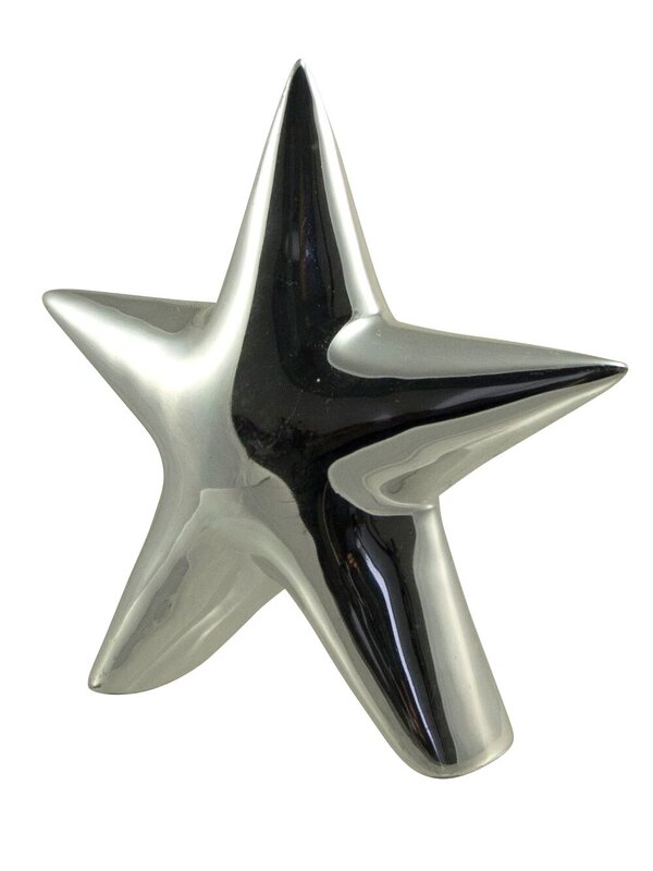 Shiny Winter Ceramic Star - 14cm