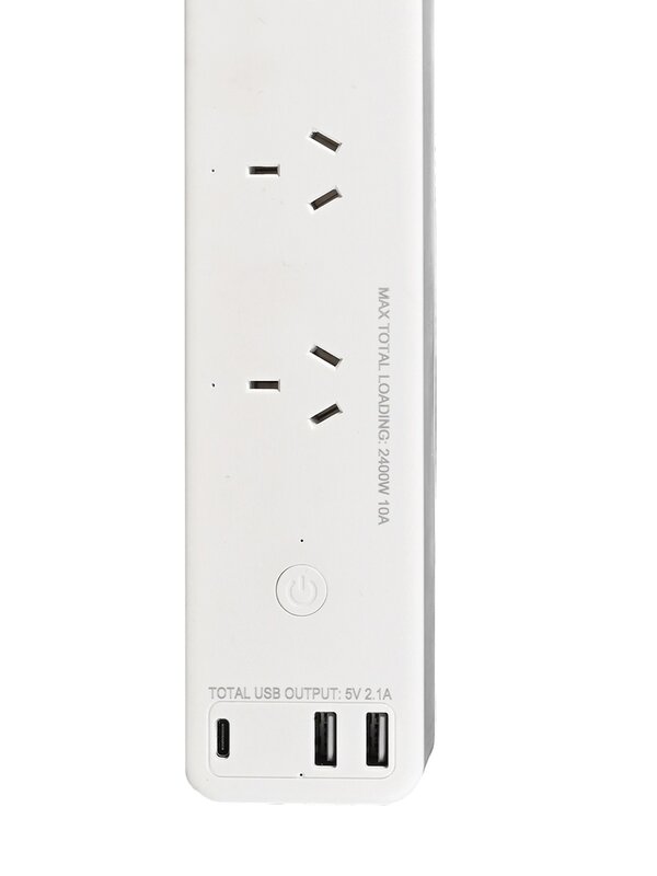 Smart Mirabella Genio WiFi Powerboard | 4 Outlets & 3 USB Ports — image 3