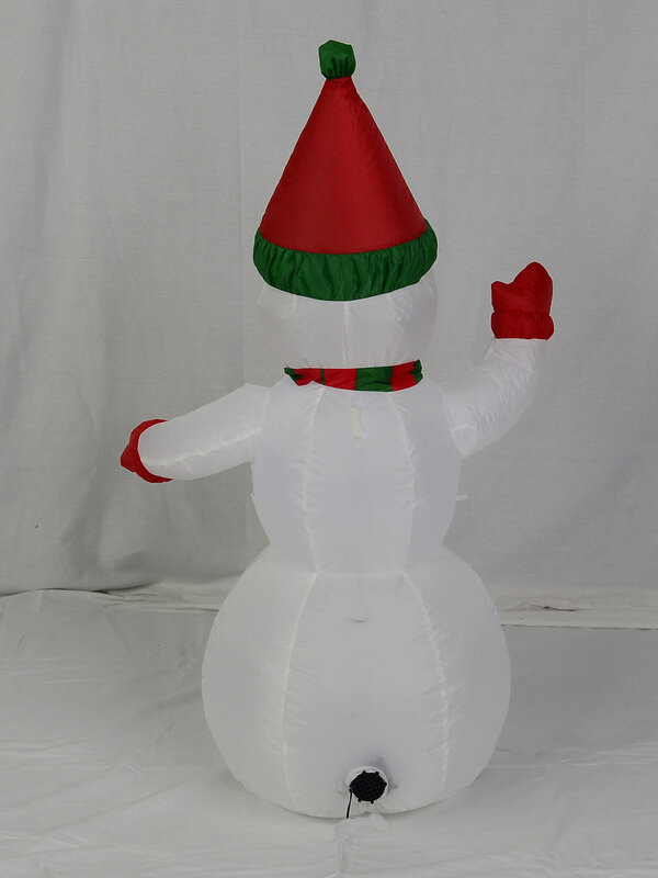 Snowman Standing Illuminated Inflatable - 1.3m
