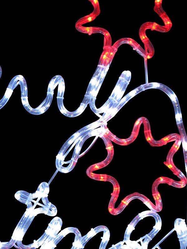 Southern Cross & Merry Christmas LED Rope Light Silhouette - 87cm — image 4