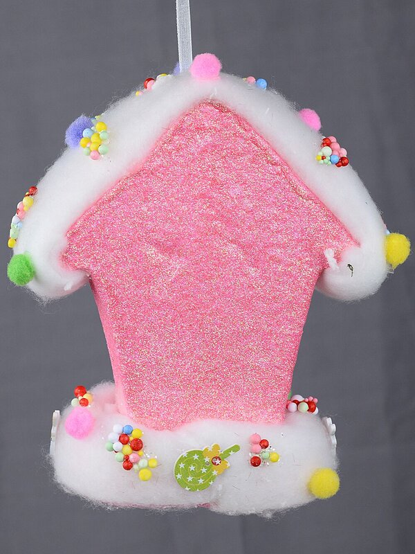 Sugared Fairy Floss 3D Cottage Whimsical Statement Ornament | 20cm — image 4