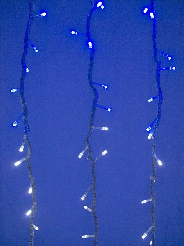 Synchronised Blue & Cool White LED Curtain Light - 3.2m — image 5