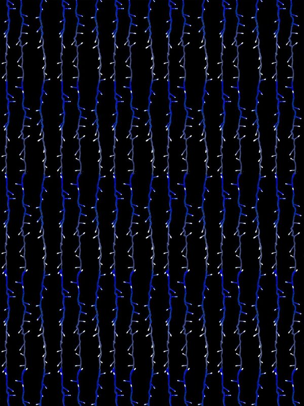 Synchronised Blue & Cool White LED Curtain Light - 3.2m — image 3