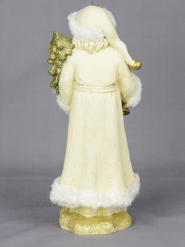 Traditional Father Christmas Standing Ornament - 24cm