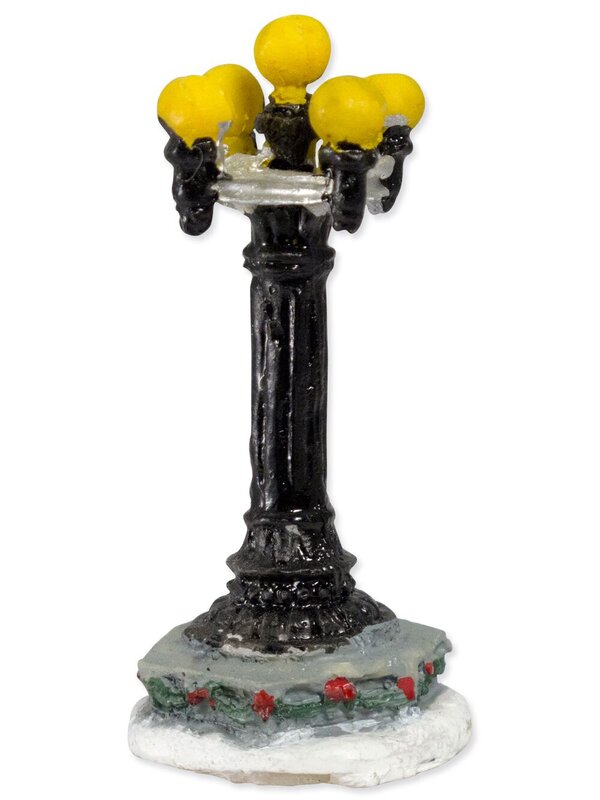 Traditional Polyresin Town Scene Figurines - 12 Pieces