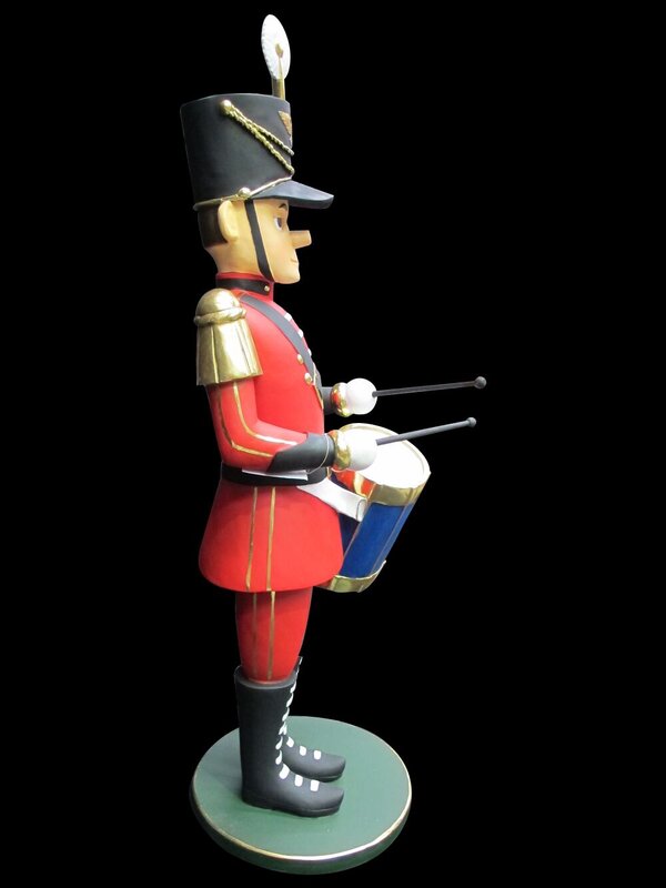 Traditional Resin Drummer Boy Decor - 1.7m — image 3
