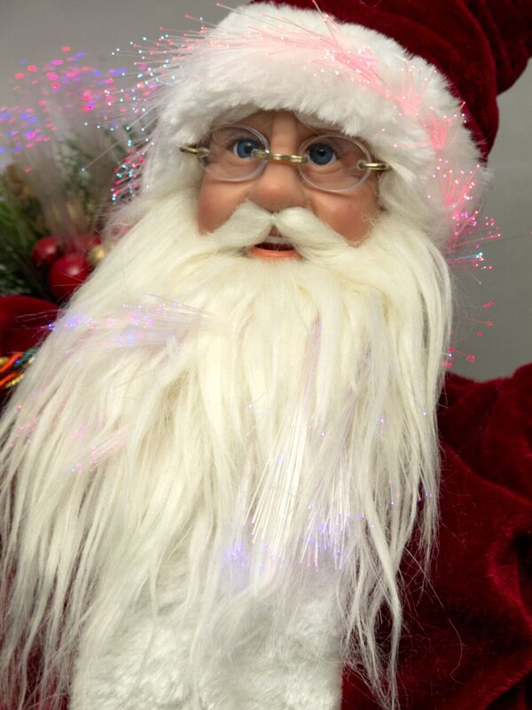 Traditional Santa With Lantern & Sack Fibre Optic Animation - 46cm — image 4