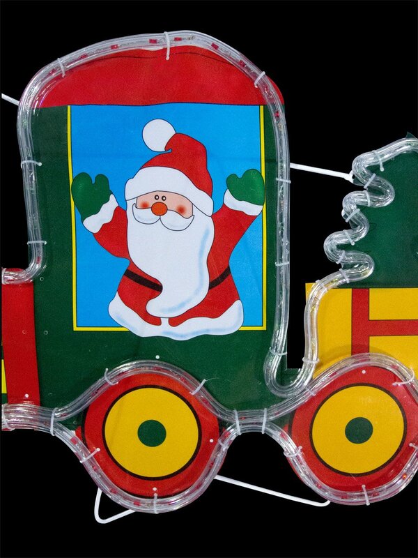 Train & Carriage With LED Rope Light Motif - 80cm — image 3