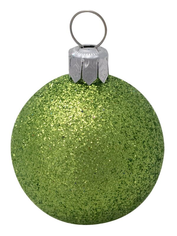 Turquoise, Lime & Silver Baubles - 20 x 40mm — image 4