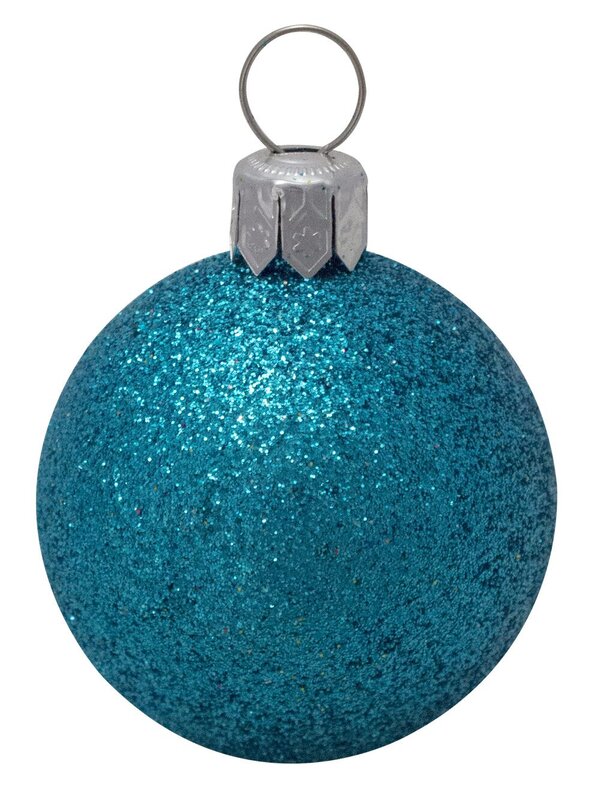 Turquoise, Lime & Silver Baubles - 20 x 40mm — image 6