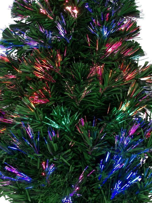 Vibrant LED Multi Colour & Cool White Fibre Optic Tree - 1.2m — image 5