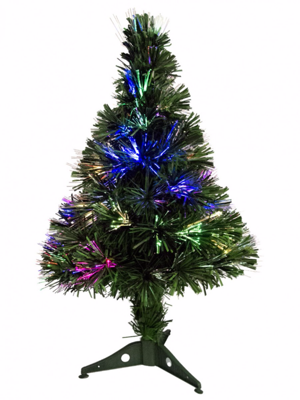 Vibrant LED Multi Colour & Cool White Fibre Optic Tree - 65cm — image 7