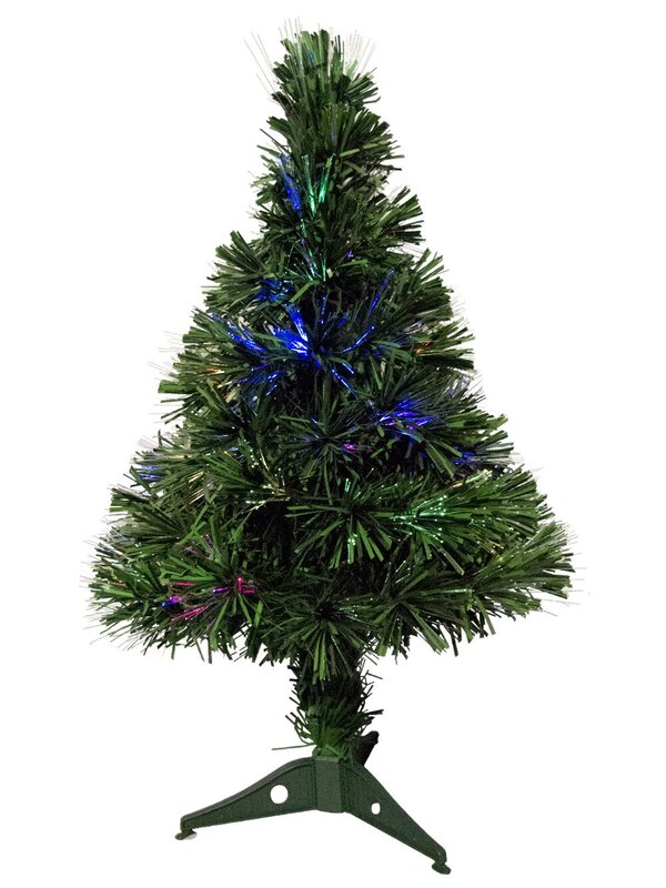 Vibrant LED Multi Colour & Cool White Fibre Optic Tree - 65cm — image 4