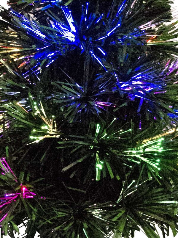 Vibrant LED Multi Colour & Cool White Fibre Optic Tree - 65cm — image 5
