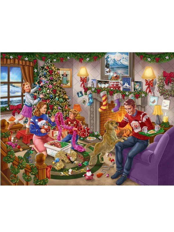 Waddingtons Of London Deck The Halls 1000 Piece Jigsaw Puzzle — image 5