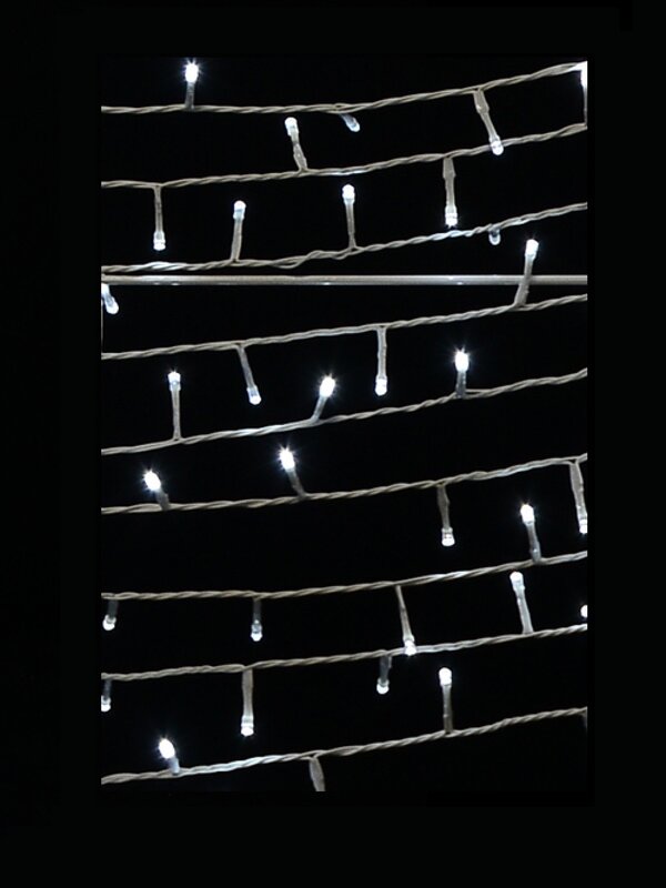 White Dual-Sided Christmas Tree Rope Light Silhouette With String Lights - 2m — image 5