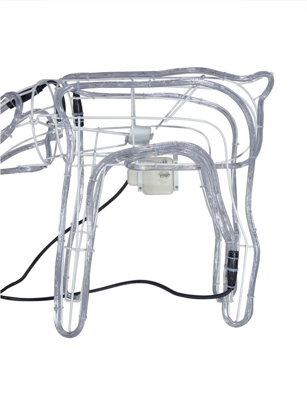 White LED 3D Grazing Doe Rope Light - 46cm — image 6