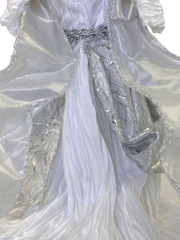 White & Silver Decorative Angel With Wings - 20cm — image 4