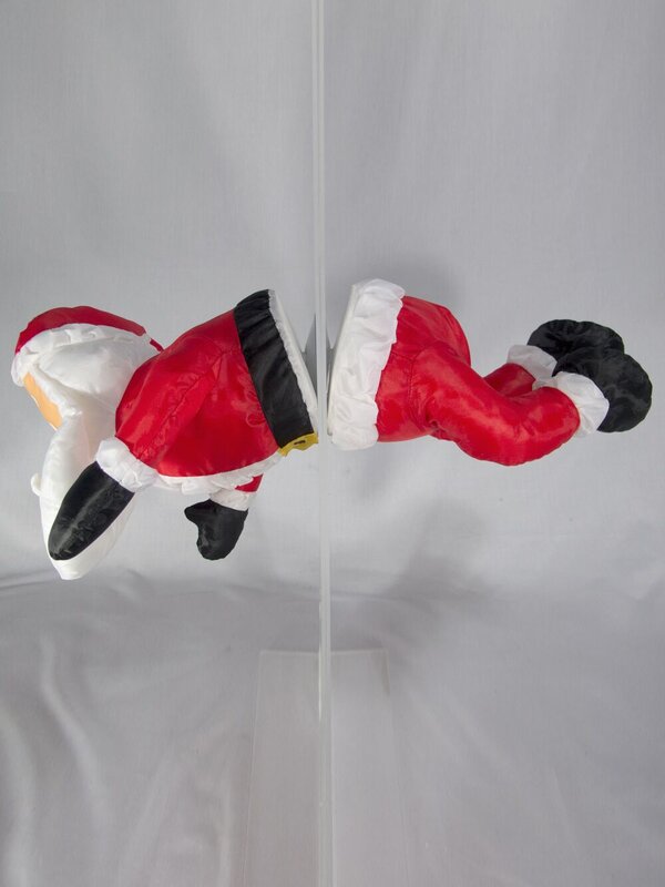 Window Crashing Santa With Kicking Legs Animation - 60cm — image 3