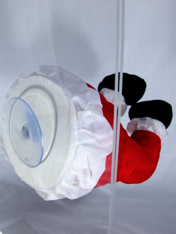 Window Crashing Santa With Kicking Legs Animation - 60cm — image 5