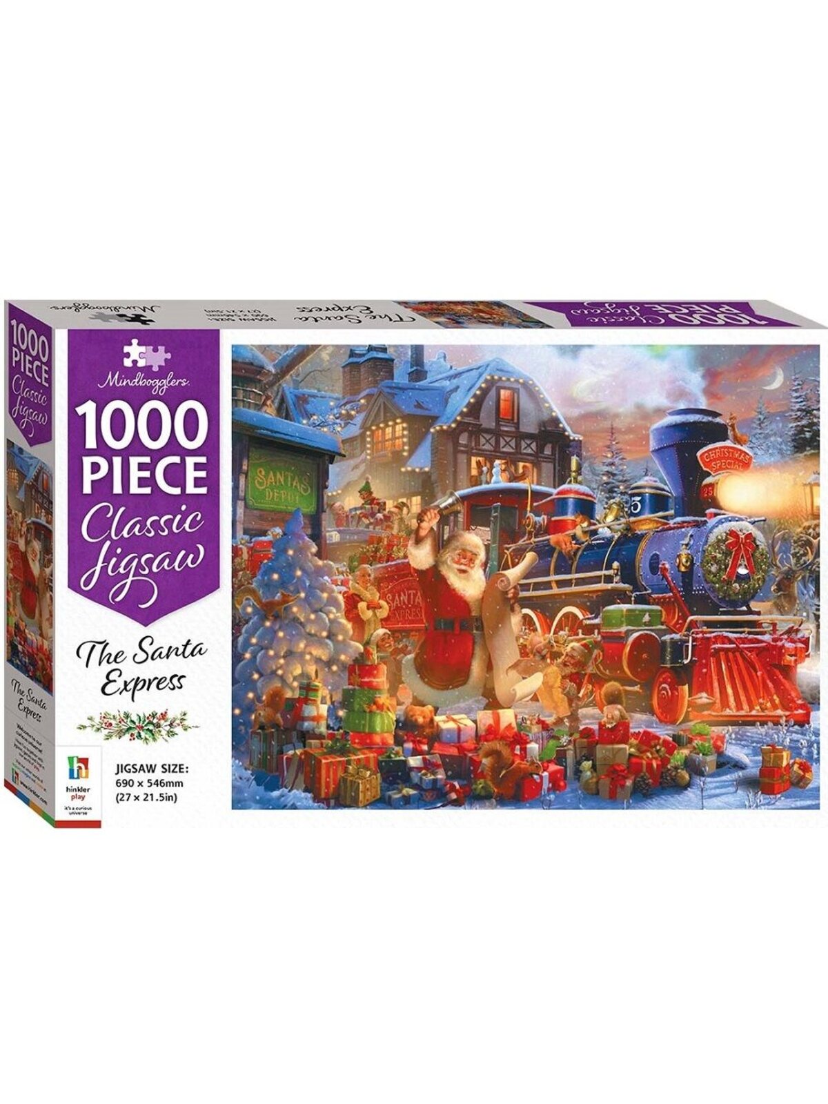 1000 Piece All Aboard The Santa Express Jigsaw Puzzle