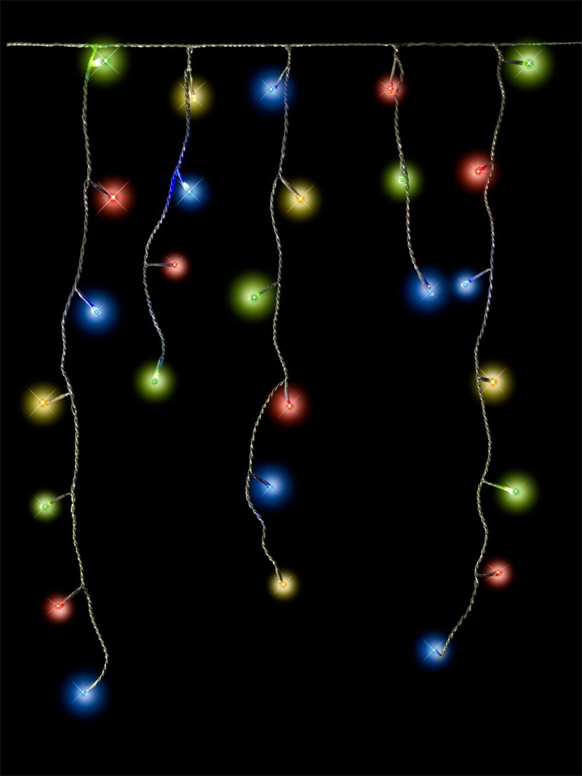 120 Multi Colour Lighting Connect LED Icicle Light - 2.3m