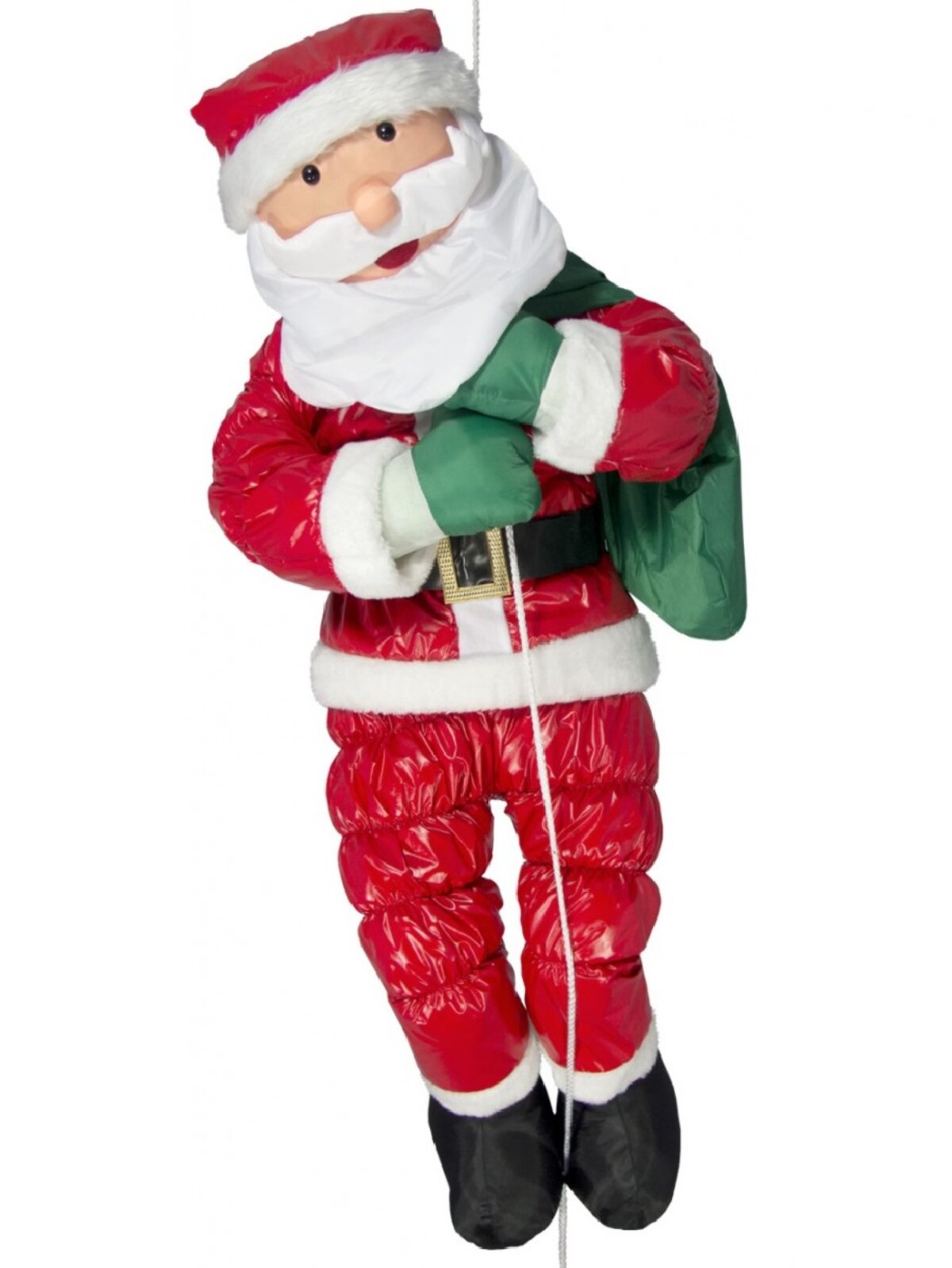 1.2m Padded Nylon Santa Climbing Rope With Sack Outdoor Decoration