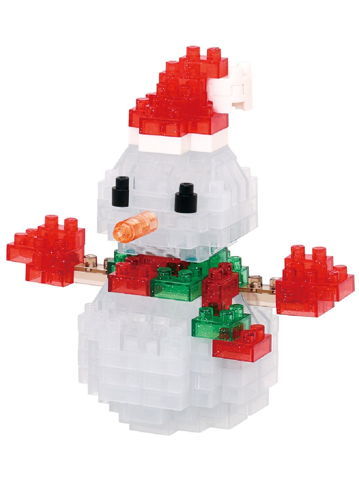160 Piece Nanoblocks Traditional Snowman With Hat NBC_368 