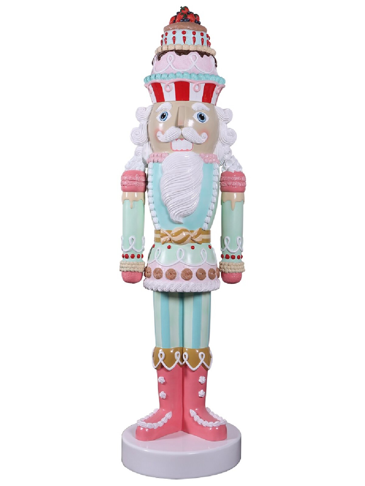 1.8m La Patissier Sweet Nutcracker Life Size Resin Christmas Ornament