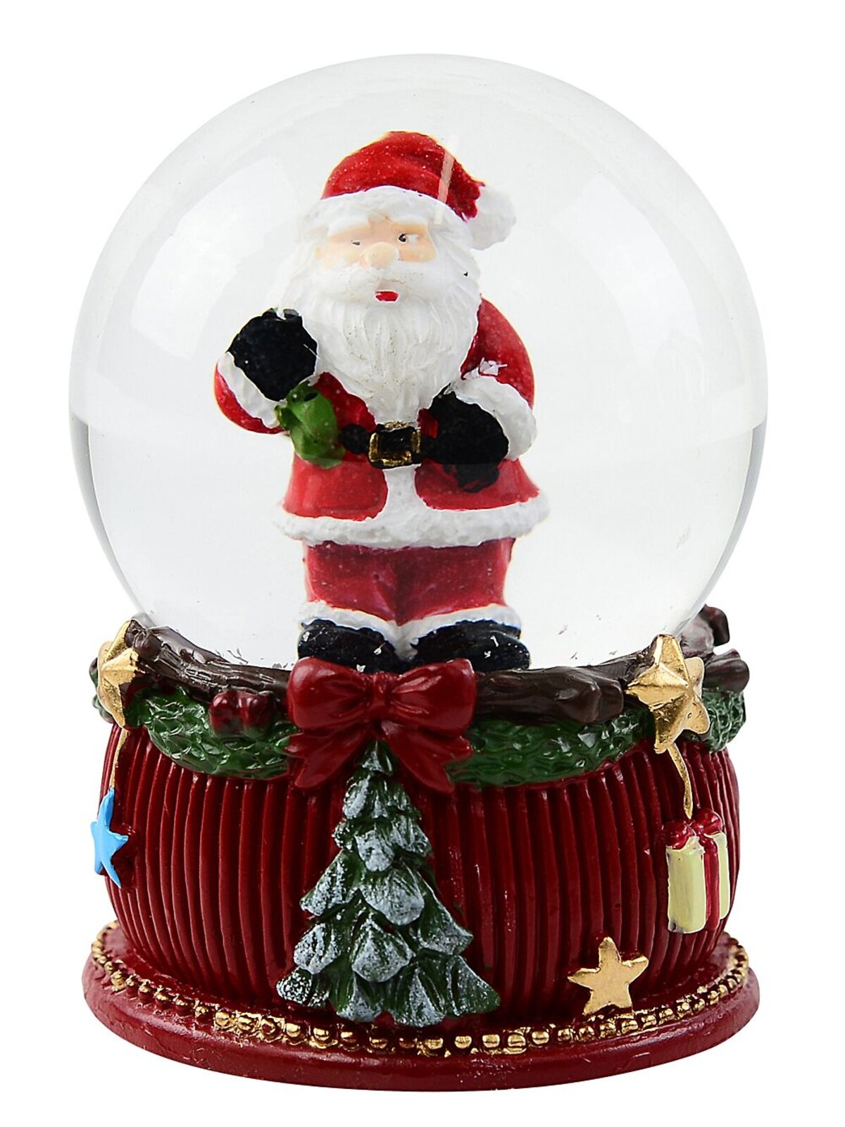 Classic Santa With Sack Mini Waterball Christmas Snow Globe | 45mm