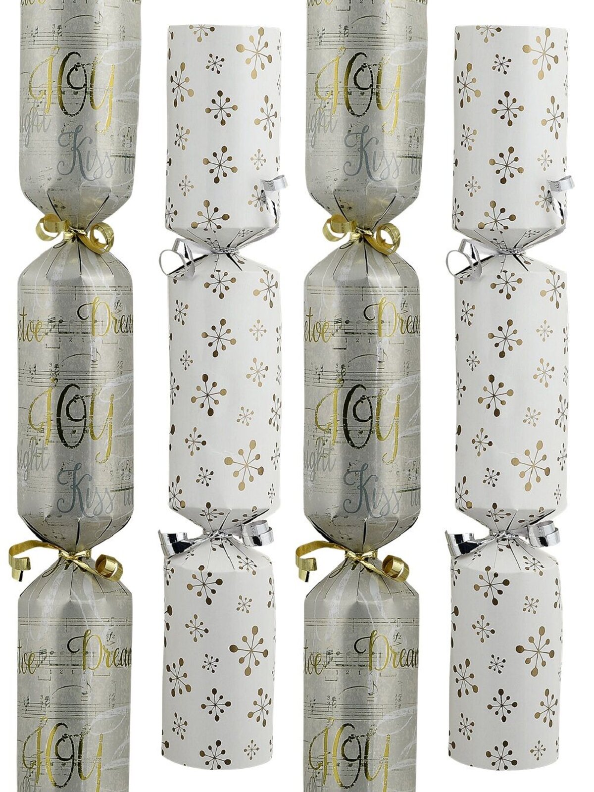 50x Sheet Music & Whimsical Star Christmas Bon Bons (Crackers) | Multi Size Pack