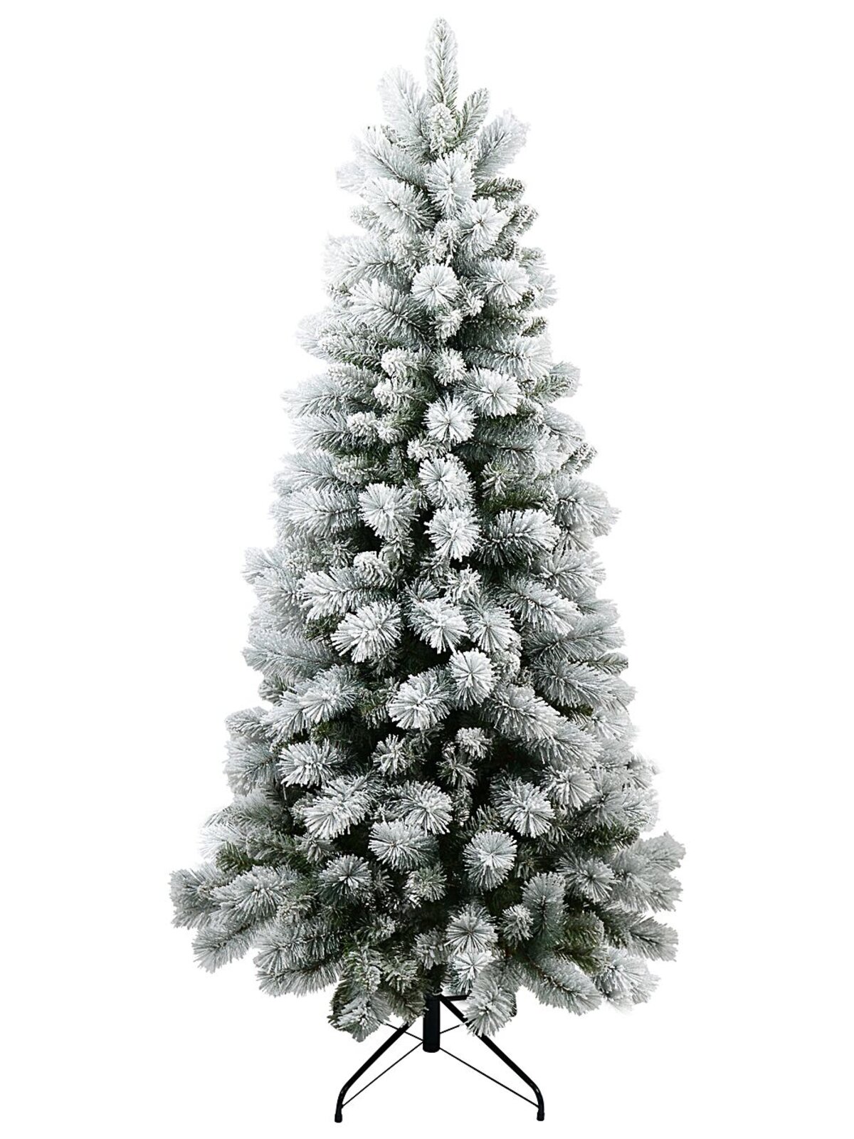 1.8m Bavarian Heavily Flocked Dual Tip Christmas Tree | 497 Spruce & Fir Tips