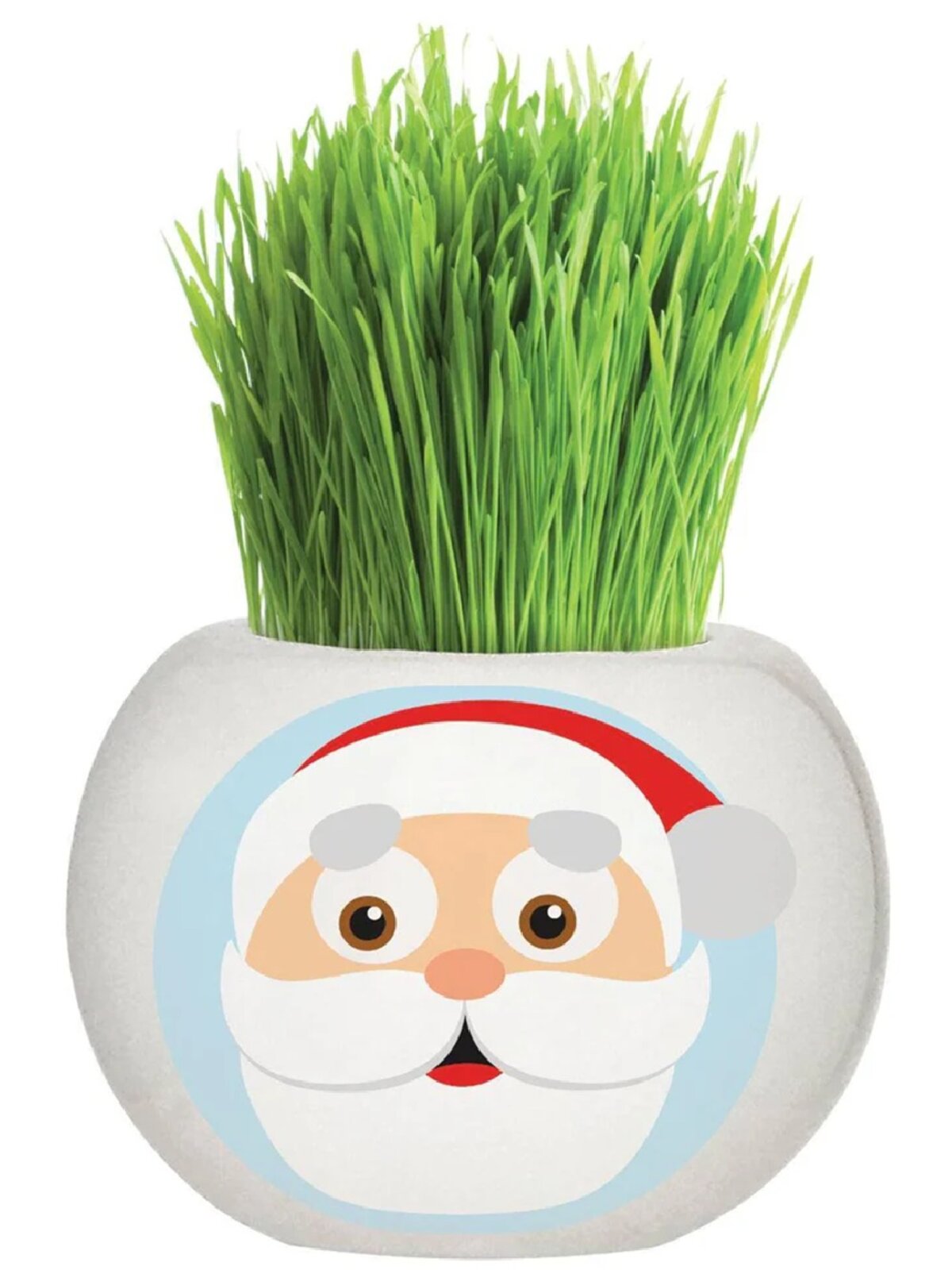Mr. Fothergills Santa Claus Grass Grow Kit | Miniature Ceramic Christmas Planter