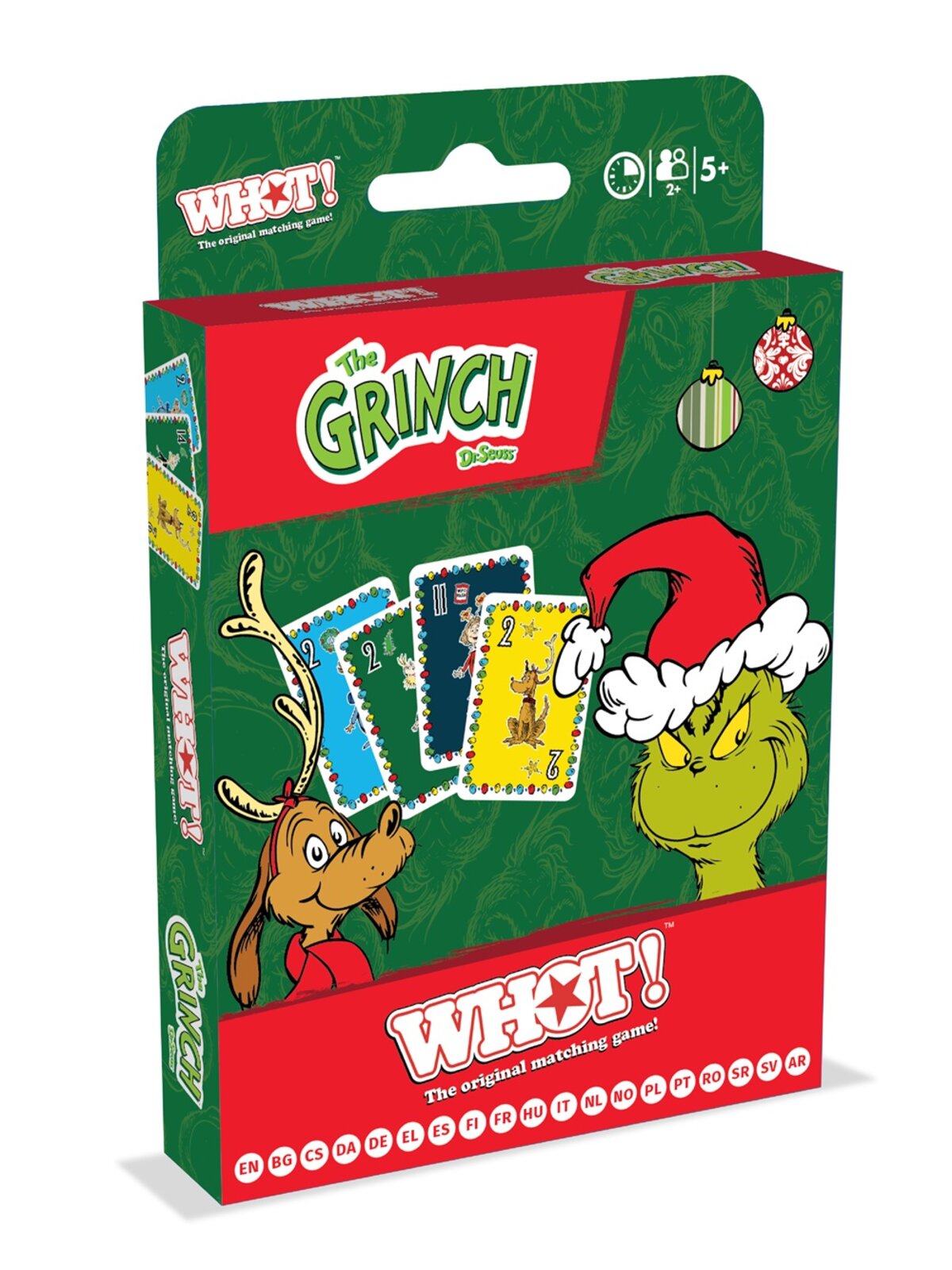 Official Dr. Seuss The Grinch WHOT! Card Game | Fast-Paced Matching Game