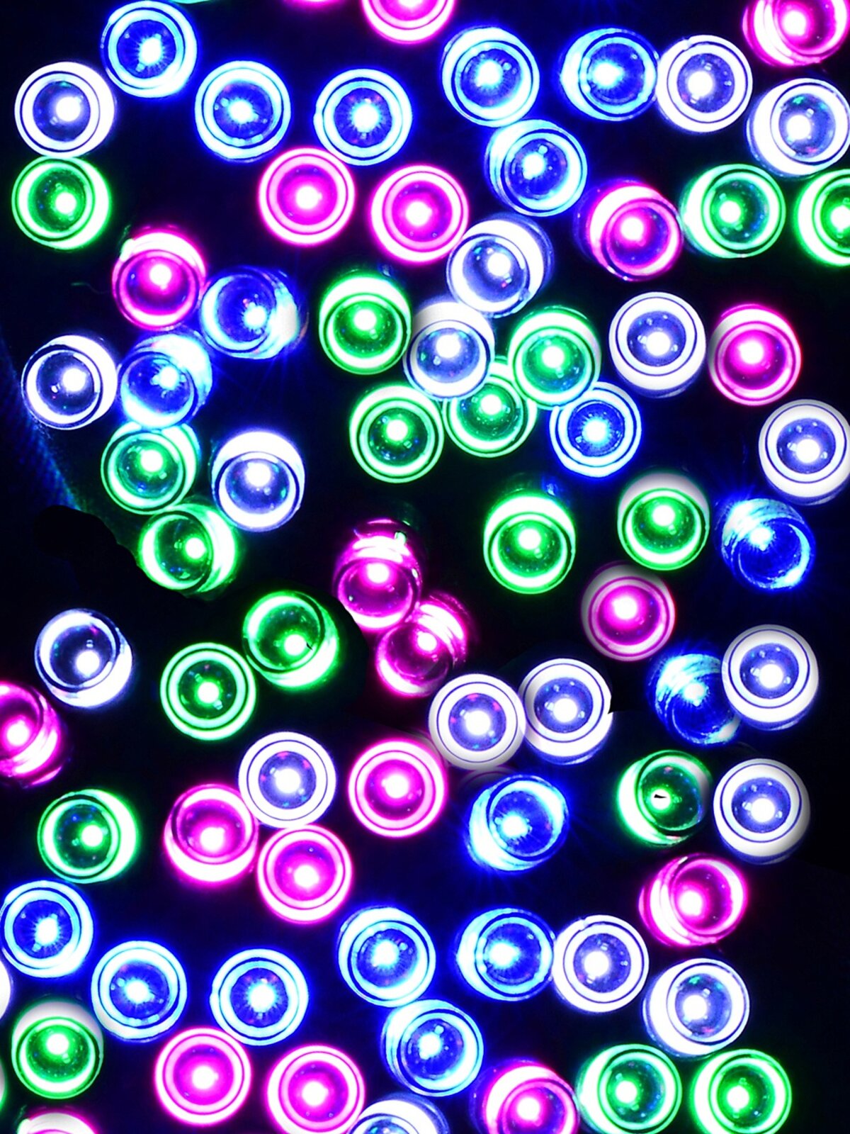 500 Multi Pastel Colour LED String Fairy Lights 8 Function With Timer | 25m