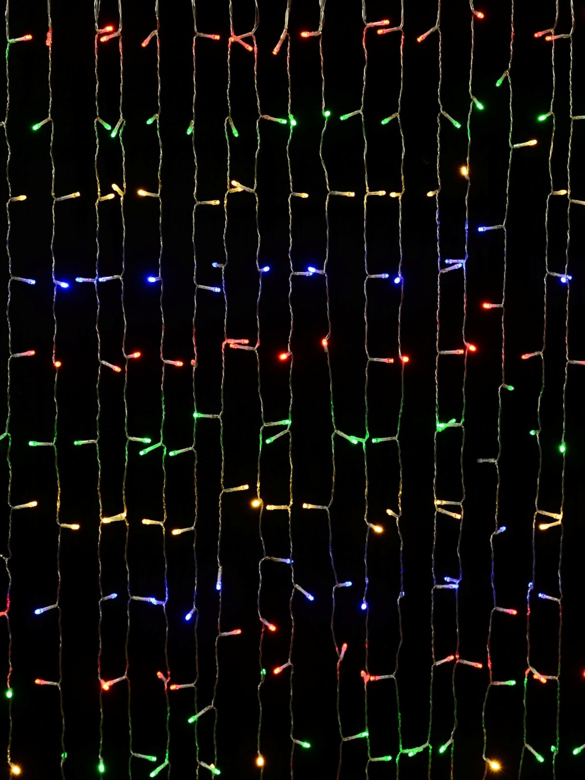600 Multi Colour LED Curtain Lights 8 Function With Timer | 3m x 3m
